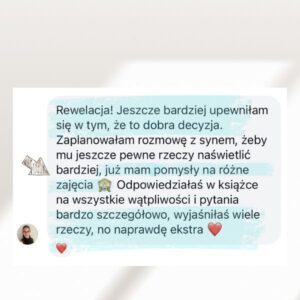 Opinia czytelniczki o książce Czas na ED - zrzut ekranu 3