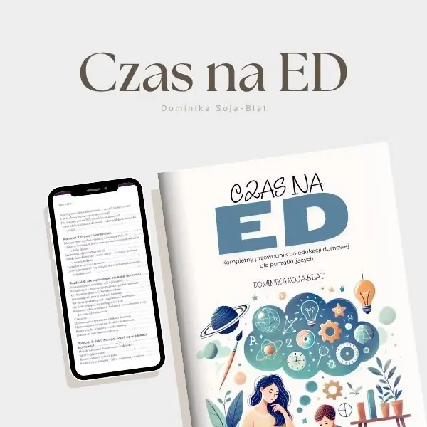 Książka o edukacji domowej Czas na ED - wersja drukowana i ebook