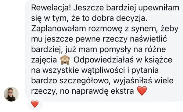Wiadomość od czytelniczki: Odpowiedziałaś w książce na wszystkie wątpliwości